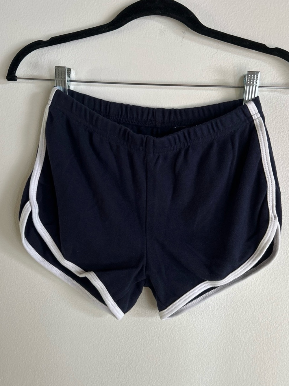 Los Angeles Apparel Navy Shorts with White Trim